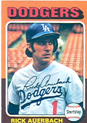 1975 Topps Baseball Cards      588     Rick Auerbach
